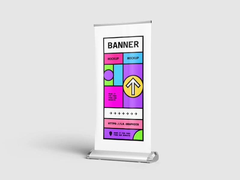 Roll-up Standing Banner online mockup