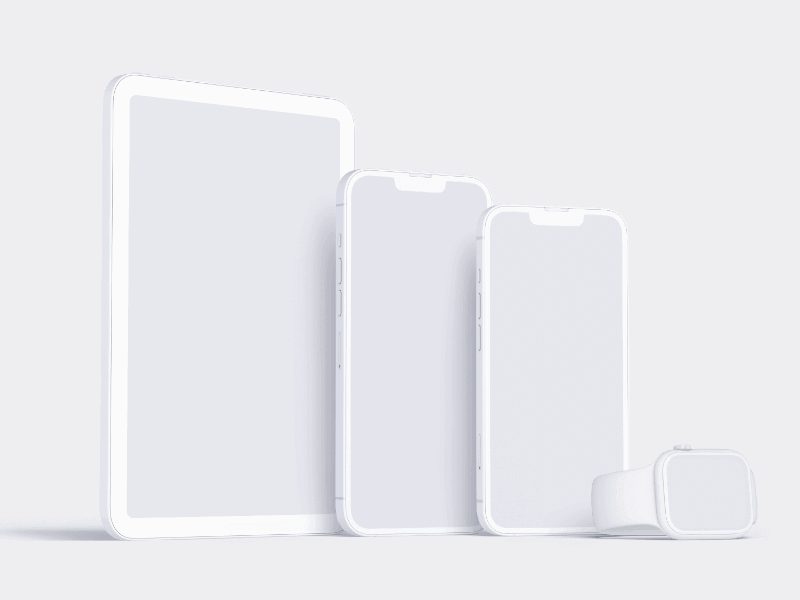 Apple Set online mockup
