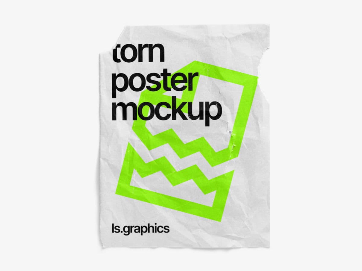 Torn Posters Textured online mockup