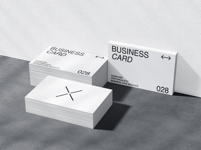 Qubus. Business Cards online mockup