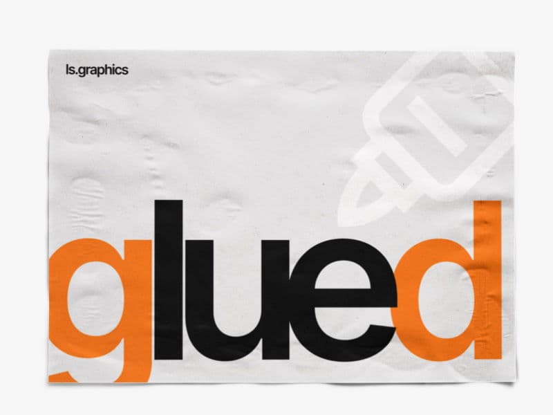 Glued Posters Textured online mockup