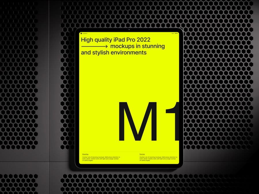 iPad Pro (2022) online mockup