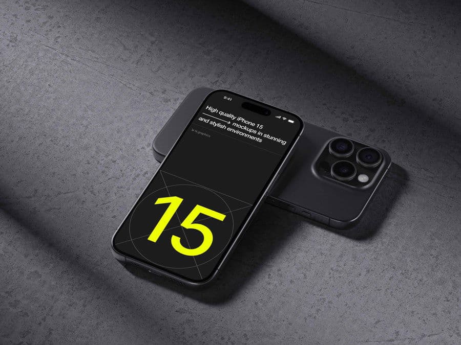 iPhone 15 Pro online mockup