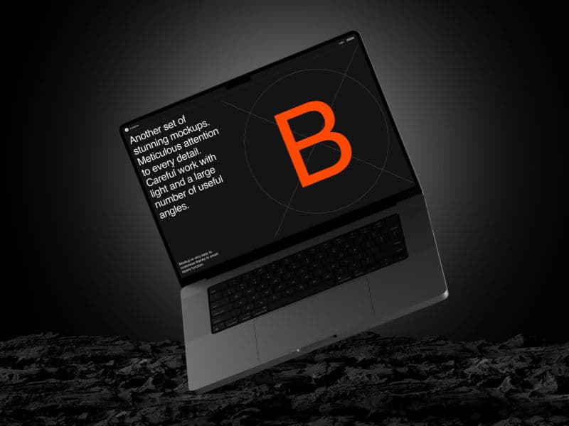 MacBook #05 online mockup