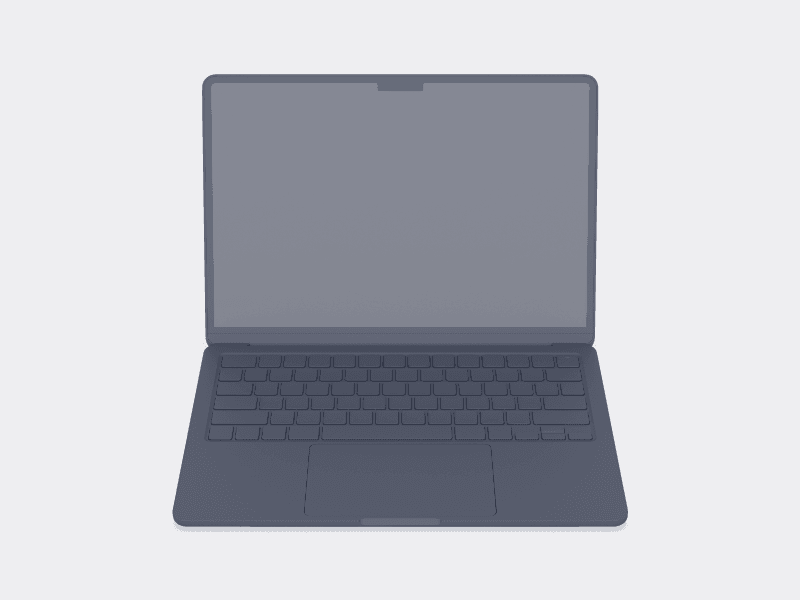 MacBook Air (2022) online mockup