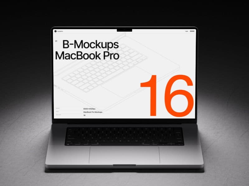 MacBook #06 online mockup