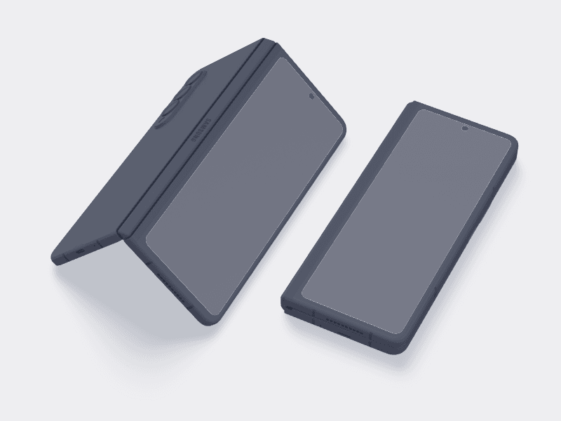 Samsung Galaxy Z Fold 3 online mockup