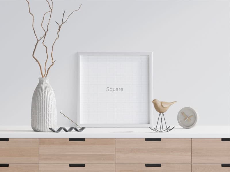 Frames online mockup
