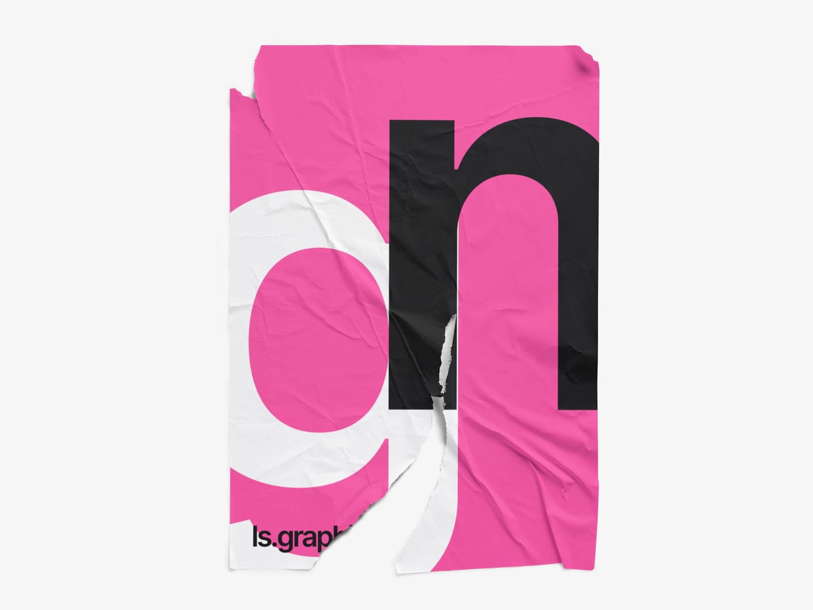 Glued Posters Glossy online mockup