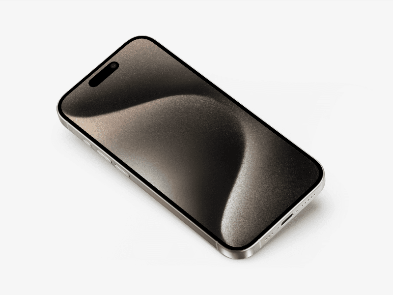 iPhone 15 Pro online mockup