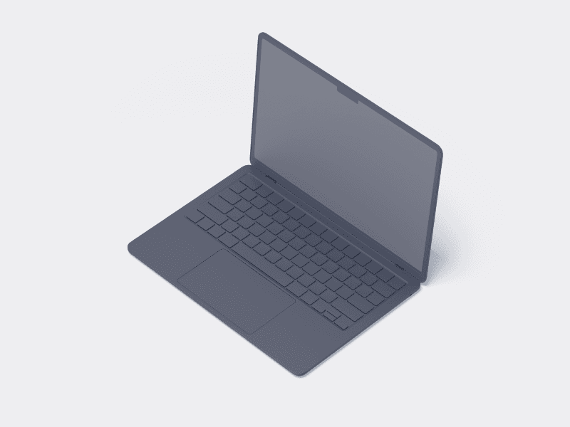 MacBook Air (2022) online mockup