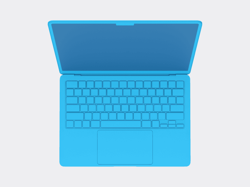 MacBook Air (2022) online mockup
