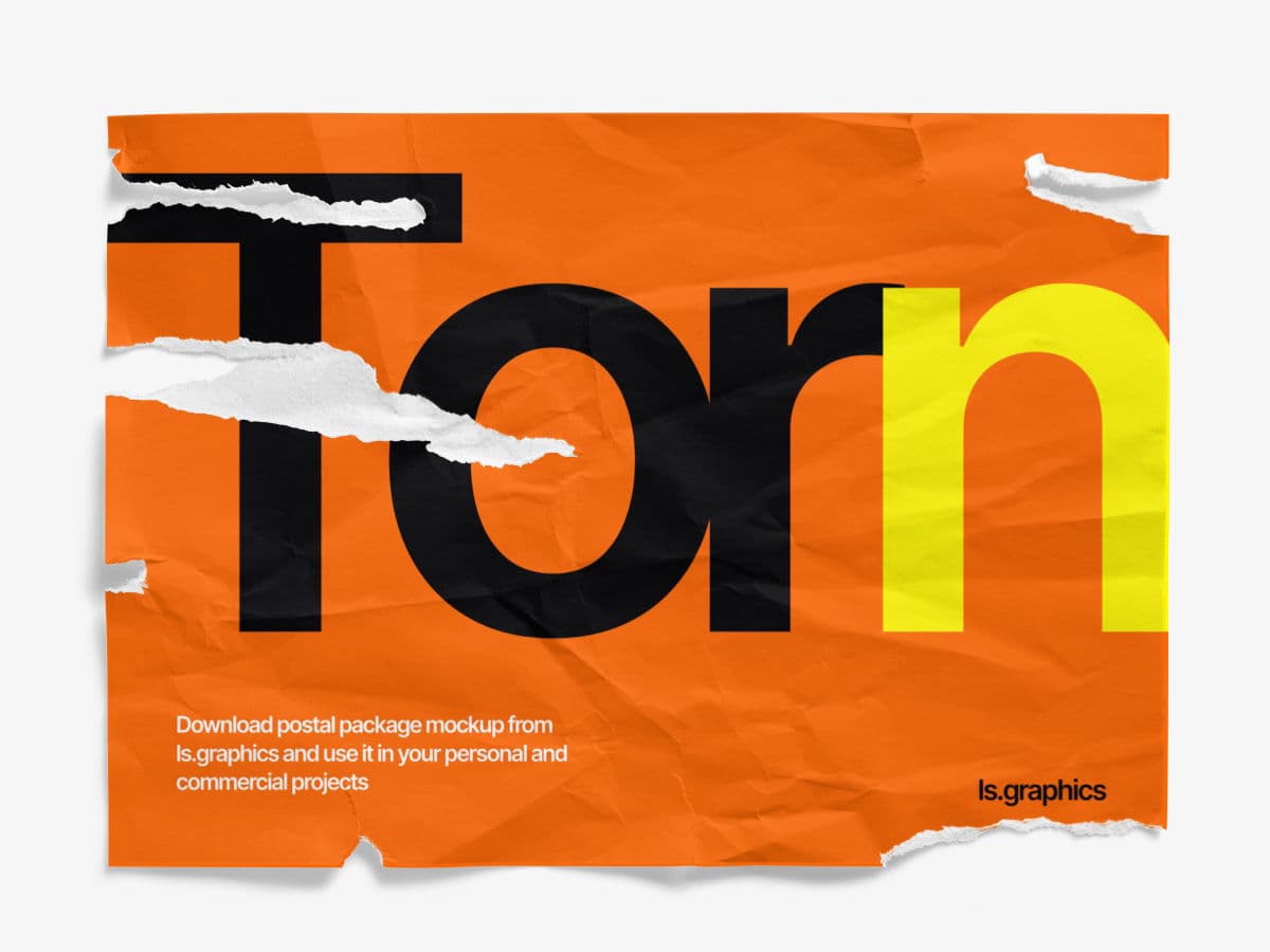 Torn Posters online mockup