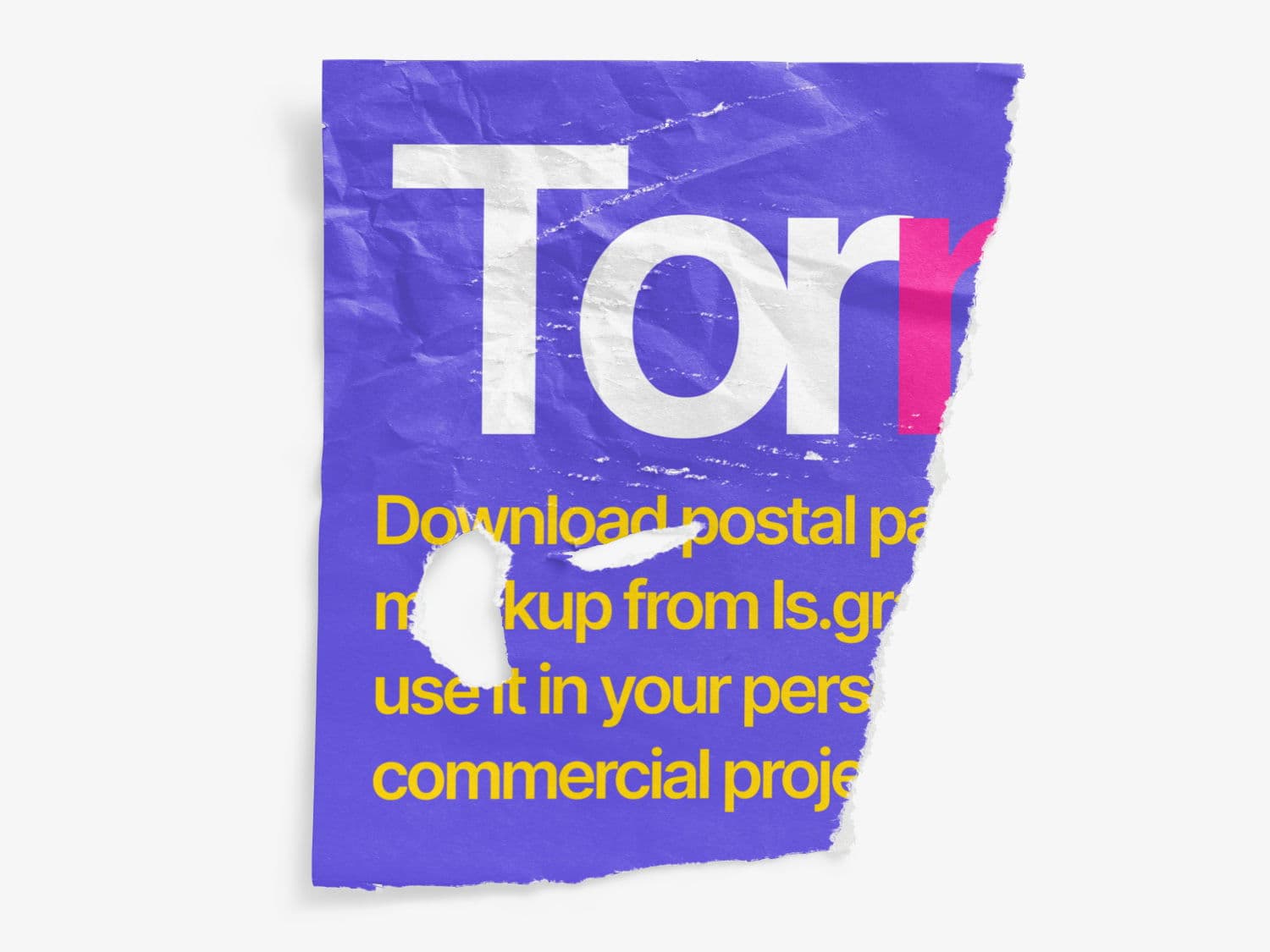 Torn Posters Textured online mockup