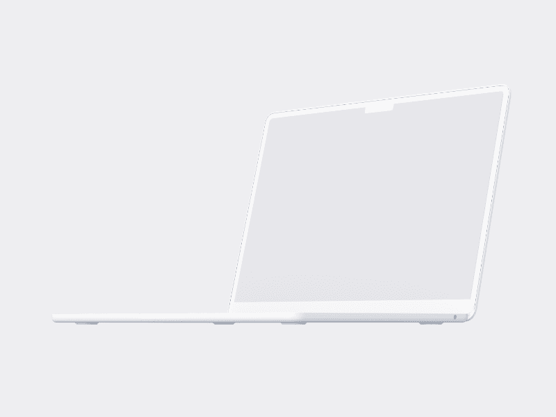 MacBook Air (2022) online mockup