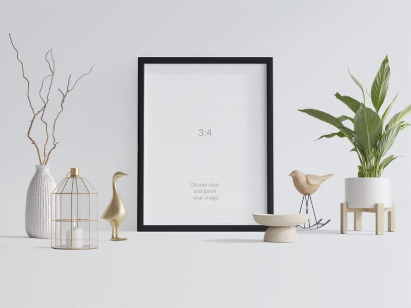Frames online mockup