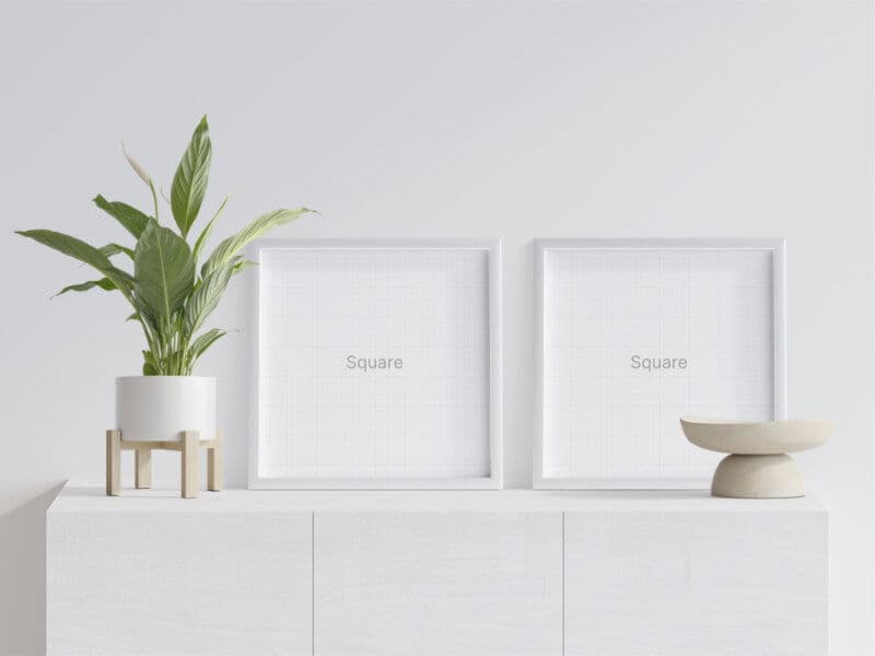Frames online mockup