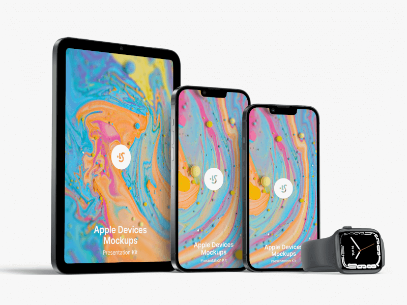 Apple Set online mockup