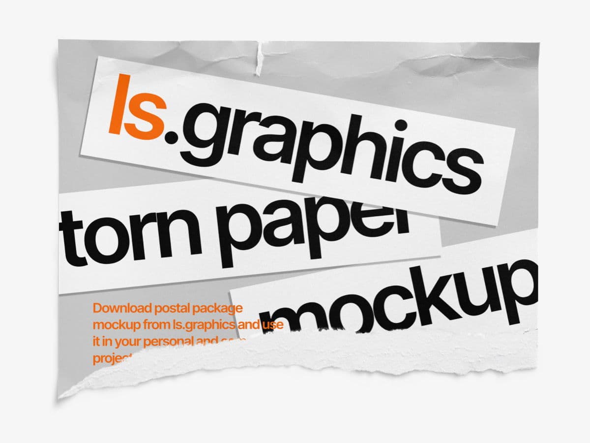 Torn Posters Glossy online mockup