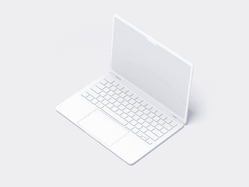 MacBook Air (2022) online mockup