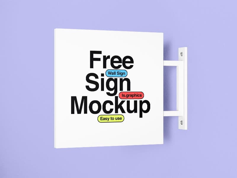 Wall Sign online mockup
