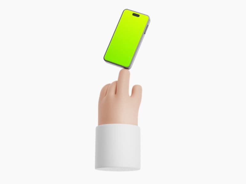 Cartoon Phone online mockup