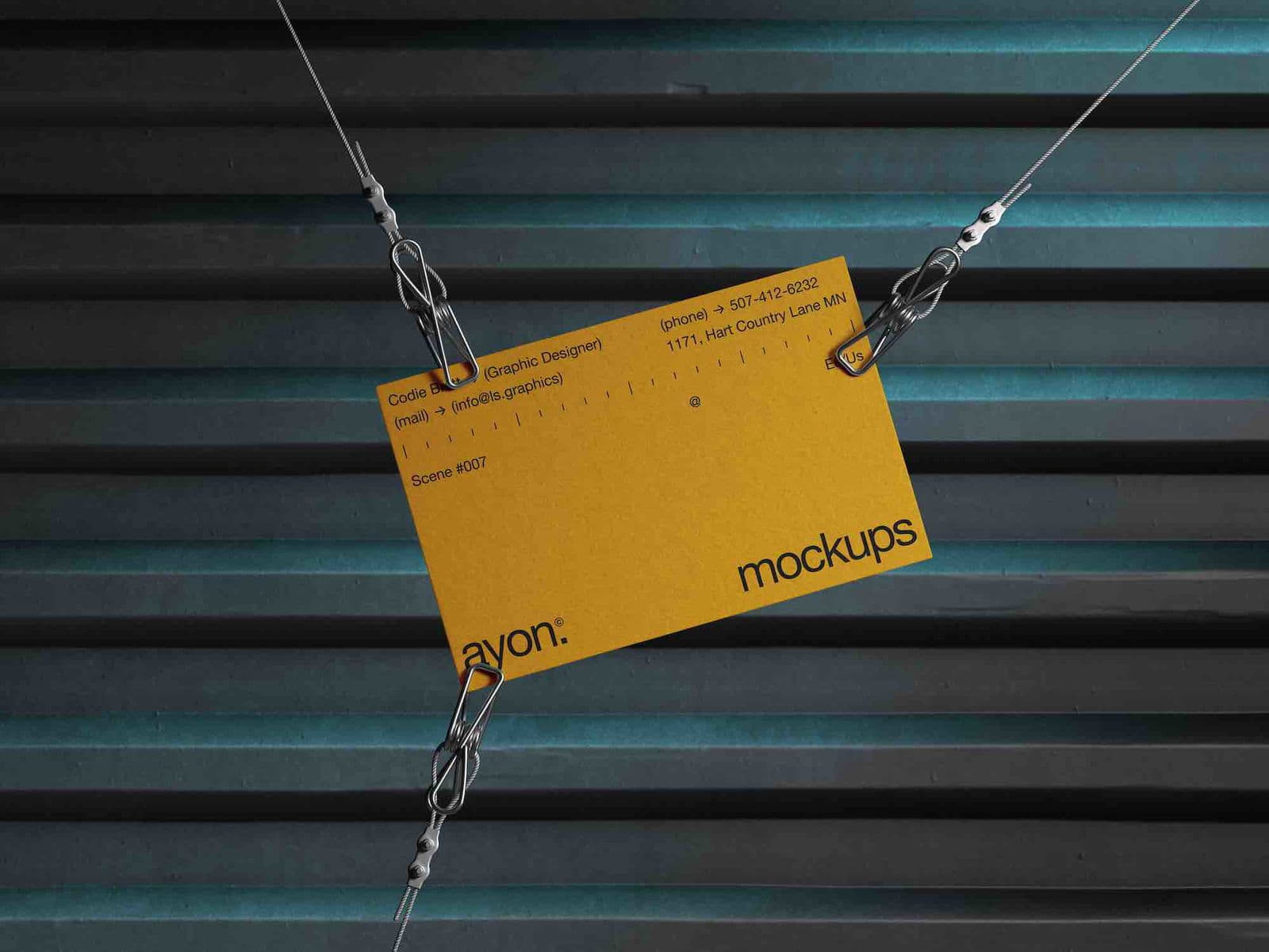 Business Сard online mockup