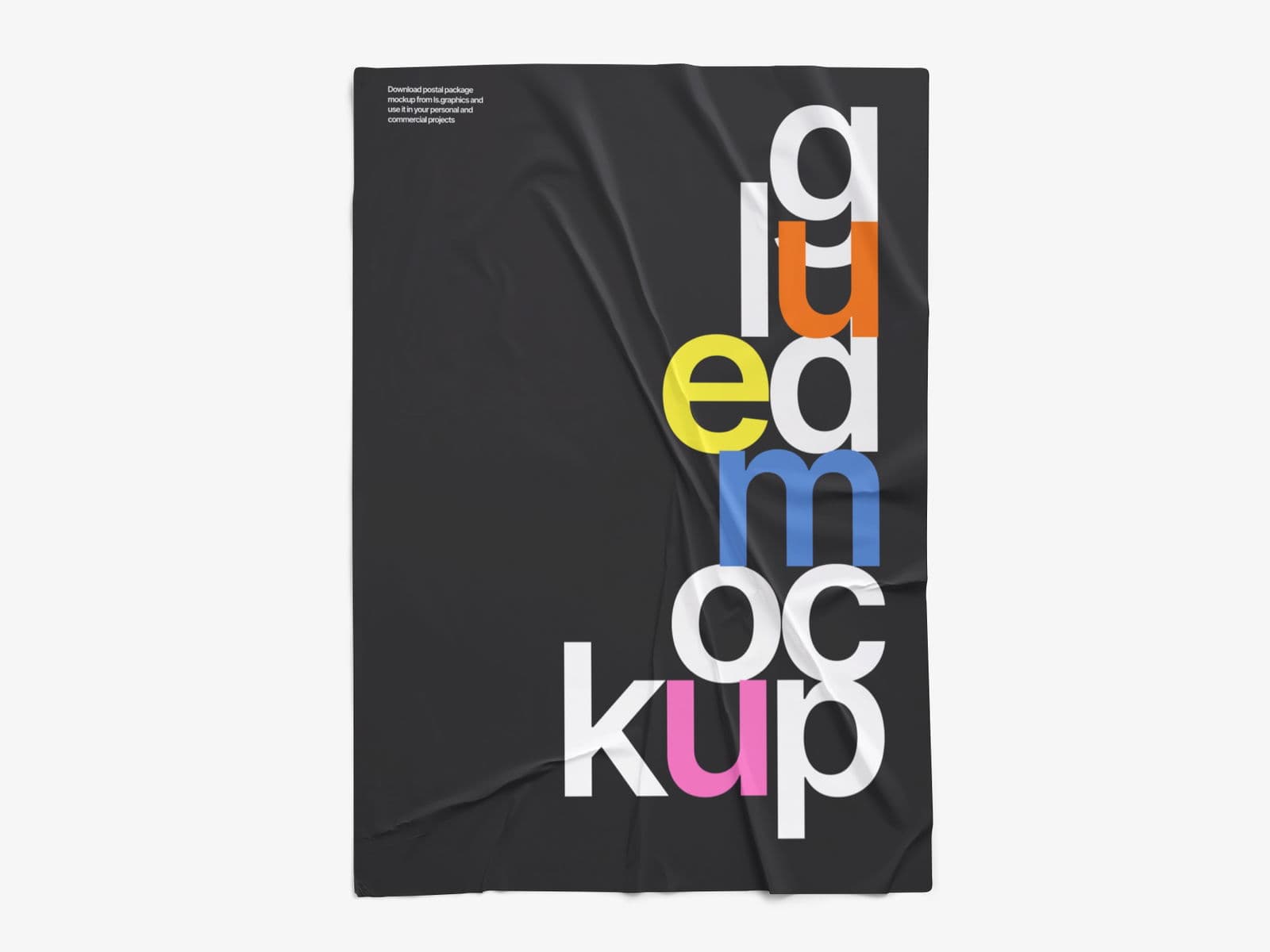 Glued Posters Glossy online mockup