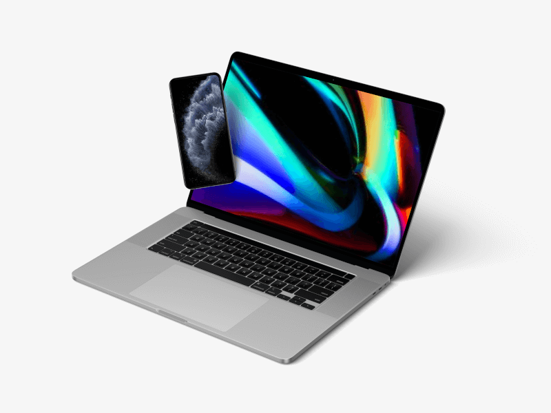 MacBook Pro 16 online mockup