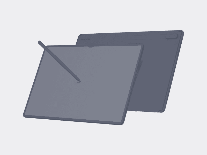 Galaxy Tab S8 Ultra online mockup