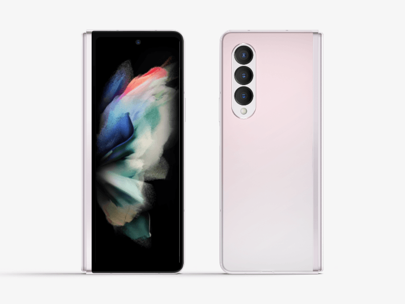 Samsung Galaxy Z Fold 3 online mockup
