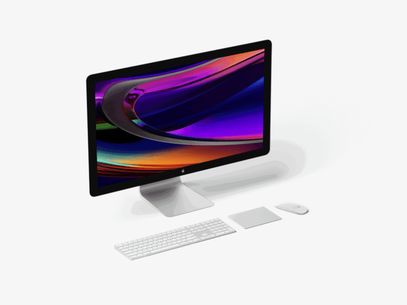 iMac online mockup