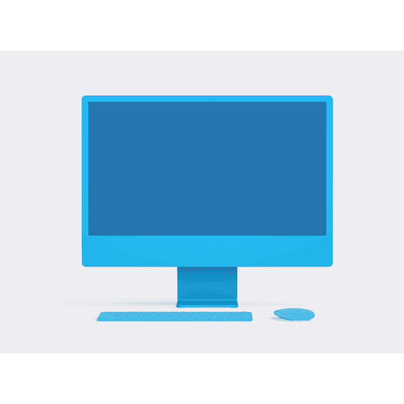 iMac 24 inch online mockup