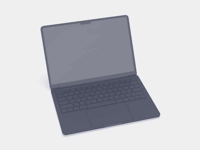 MacBook Air (2022) online mockup