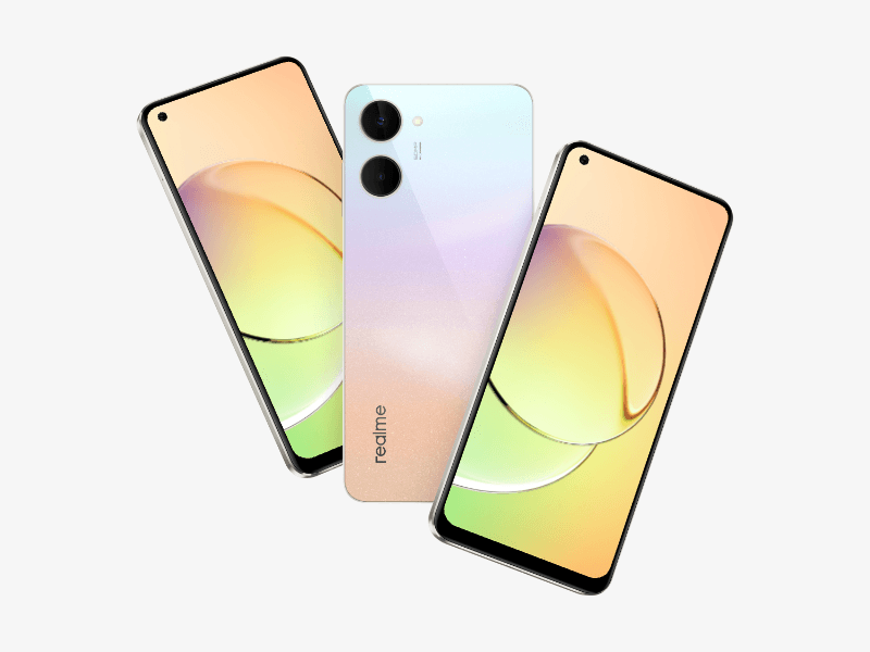 Realme 10 online mockup