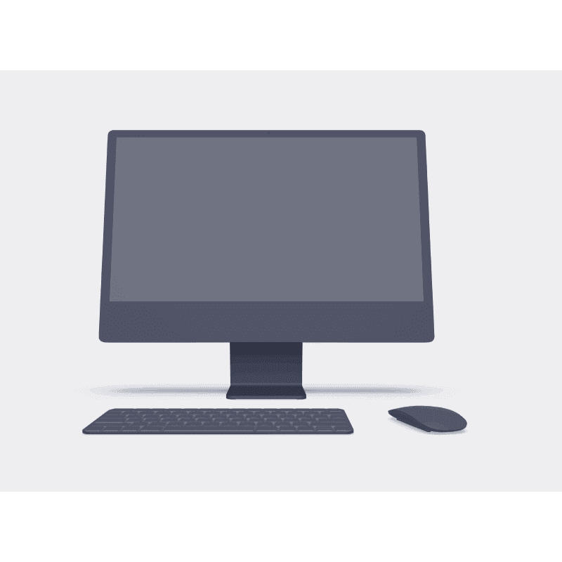 iMac 24 inch online mockup