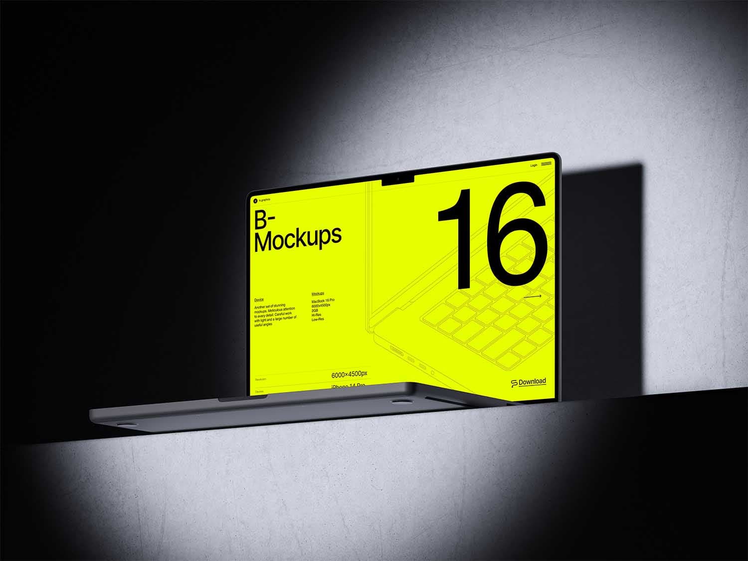 MacBook #13 online mockup