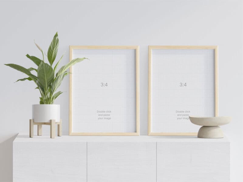 Frames online mockup