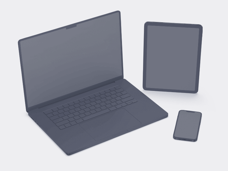 Apple Set online mockup