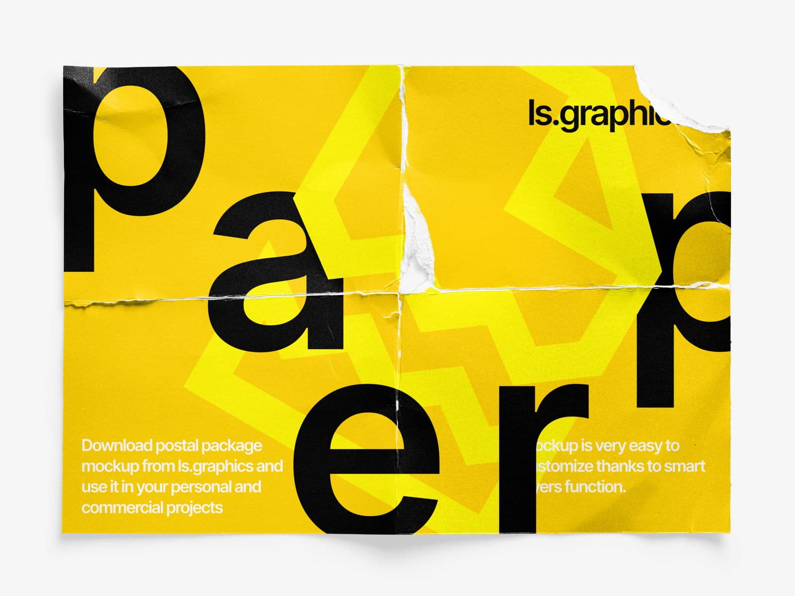 Torn Posters Glossy online mockup