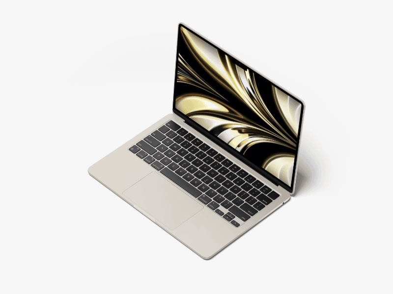 MacBook Air (2022) online mockup