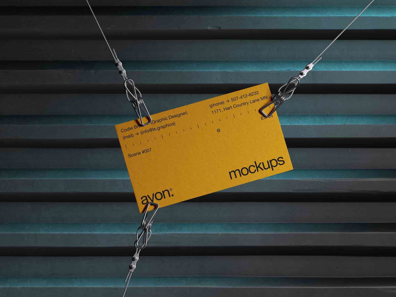 Business Сard online mockup
