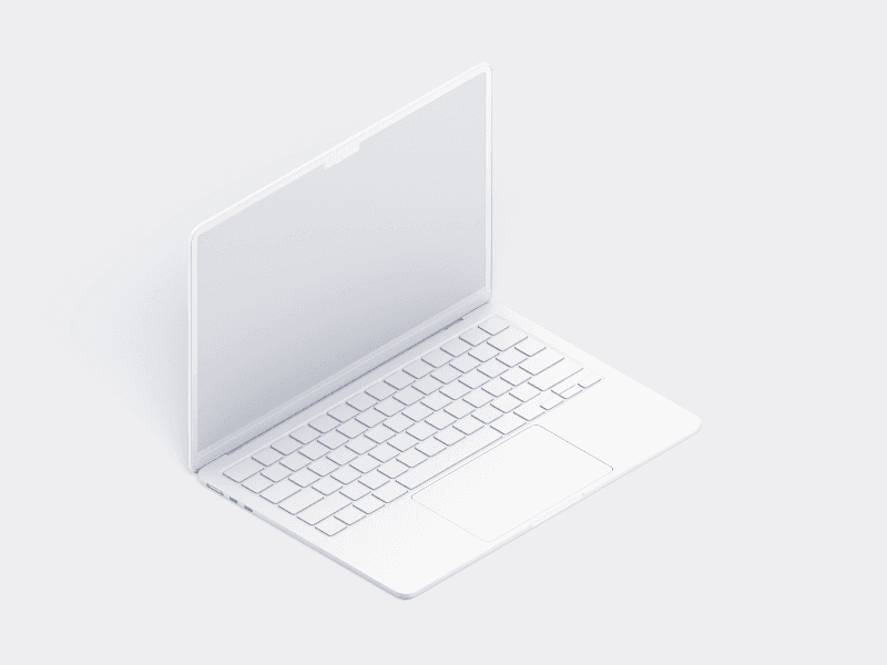MacBook Air (2022) online mockup