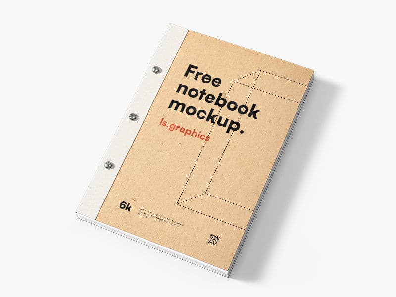 Kraft Paper Notebook online mockup