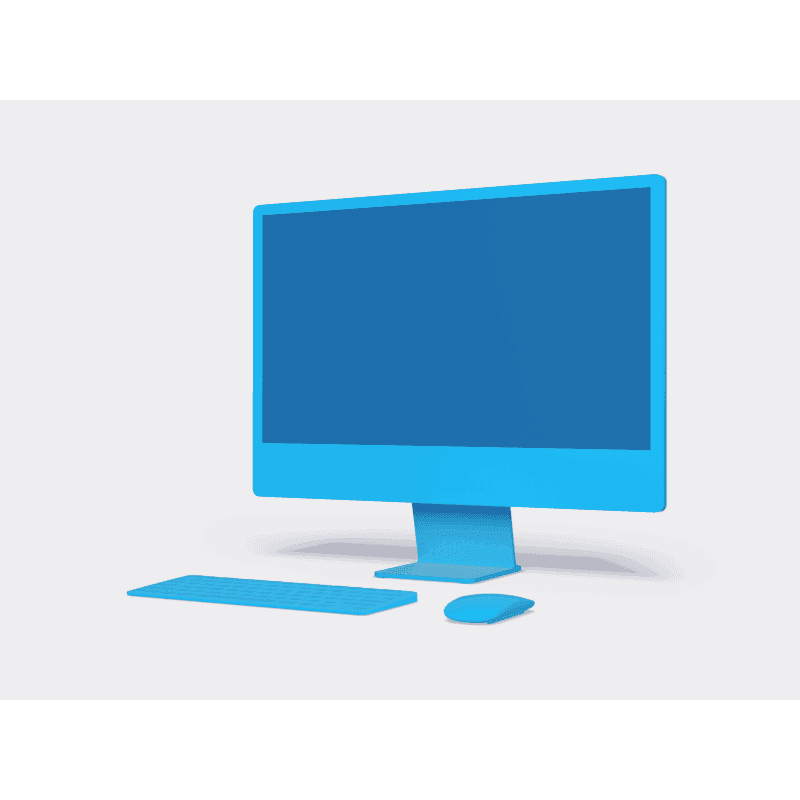 iMac 24 inch online mockup