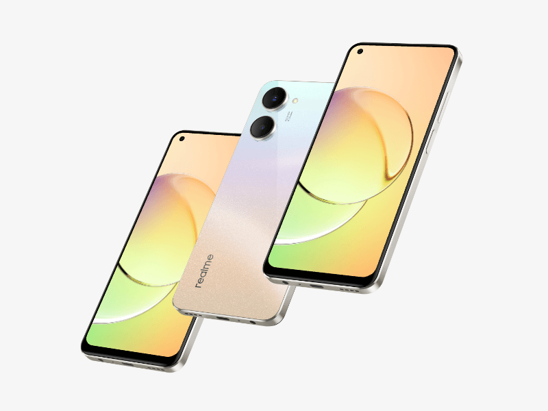 Realme 10 online mockup
