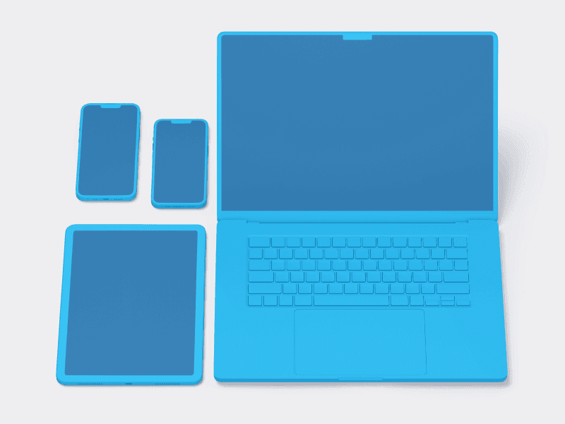 Apple Set online mockup