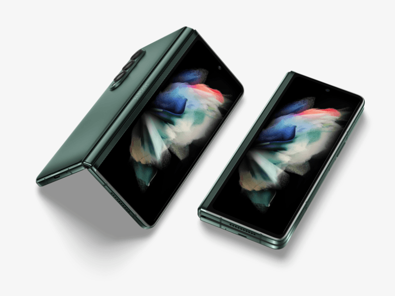 Samsung Galaxy Z Fold 3 online mockup