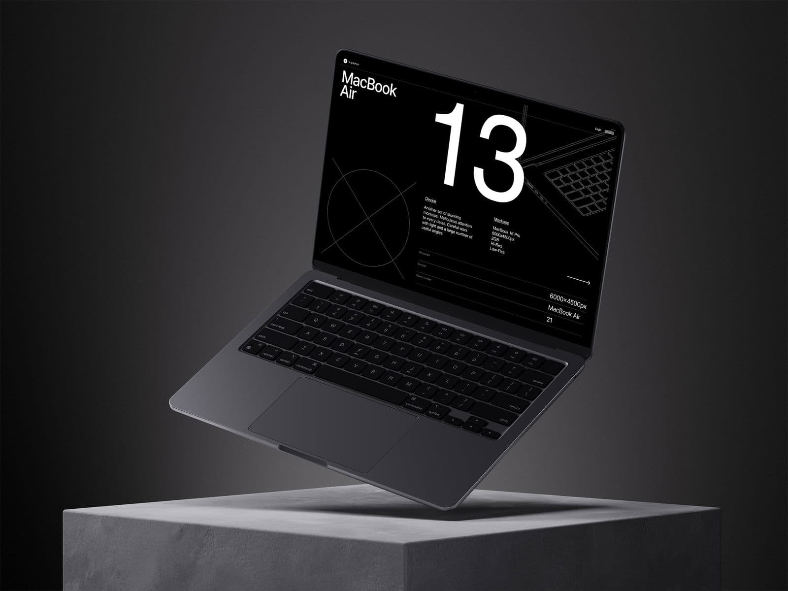 MacBook Air (2022) online mockup