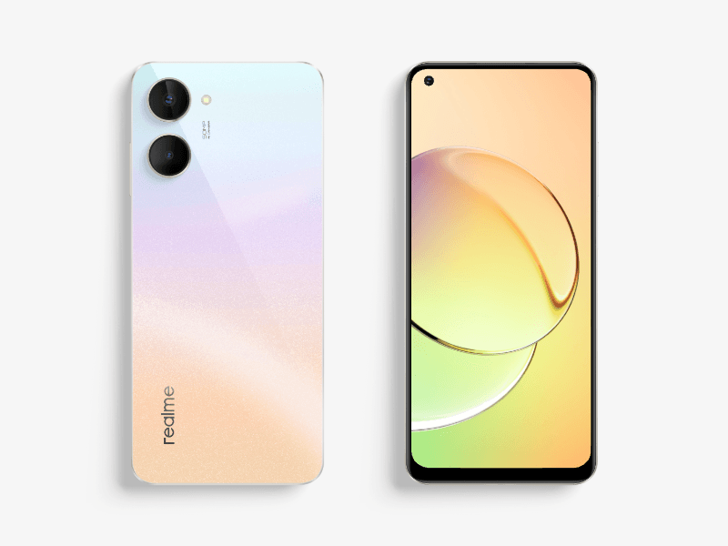 Realme 10 online mockup